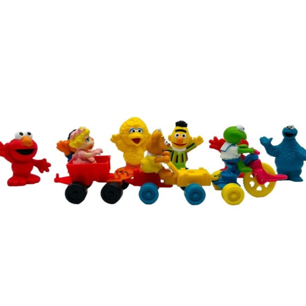Muppet Babies Sesame Street Mini figurines Toys Big Bird Ernie Miss Piggy Kermit
